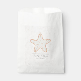 Orange Rustic Starfish Bröllop