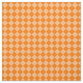 Orange-rutigt diamantmönster tyg