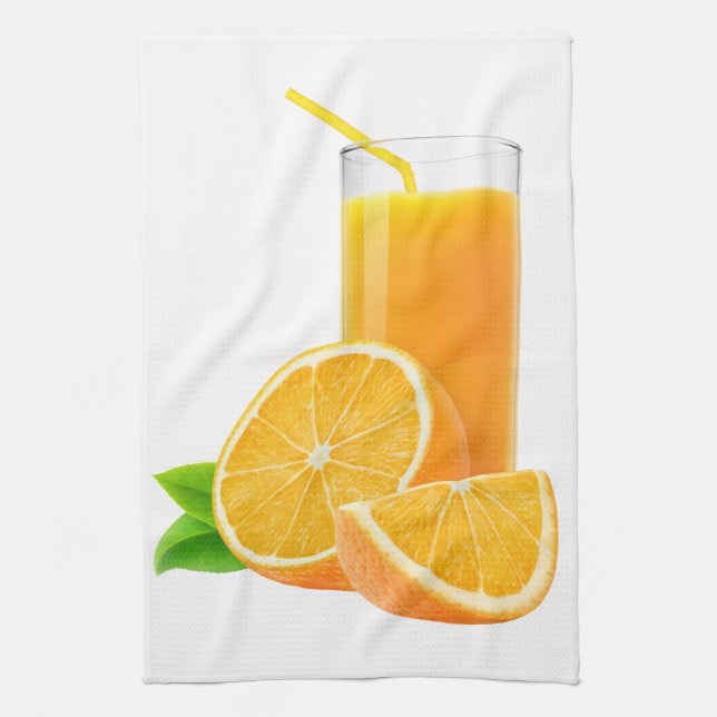 Orange saft kökshandduk (Vertikal)