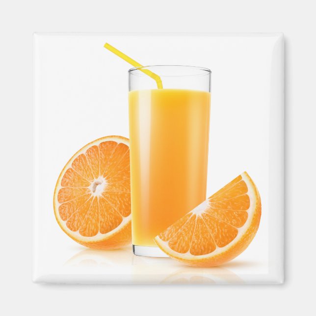 Orange saft magnet (Framsidan)