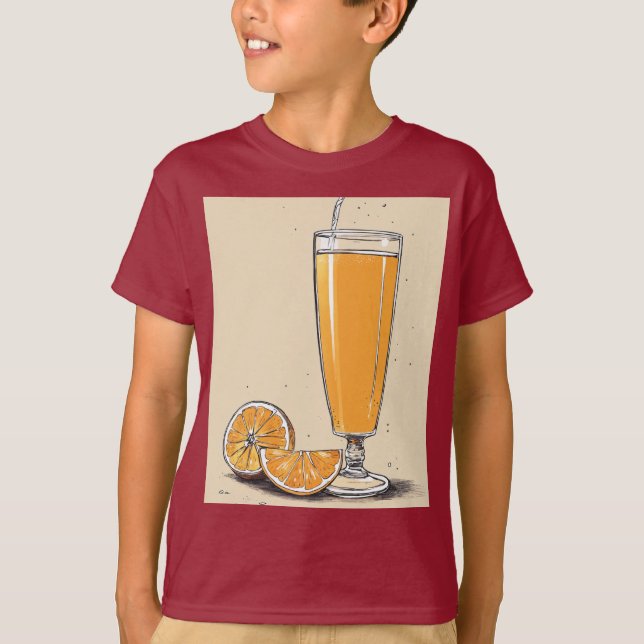 Orange saft t shirt (Framsida)