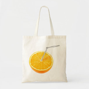 Orange saft tygkasse