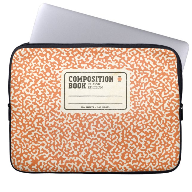 Orange - sammanställning av anteckningsbok Laptop  Laptop Fodral (Framsidan)
