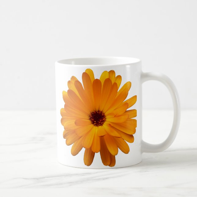 Orange Sammetshår Kaffemugg (Höger)
