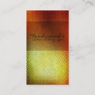 Orange samtida salong & Sp Visitkort