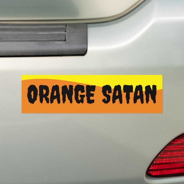 ORANGE SATAN BILDEKAL (På Bil)