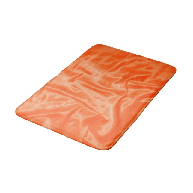 Orange satatin - Medium Bath Mat Badrumsmatta (Vinklad)