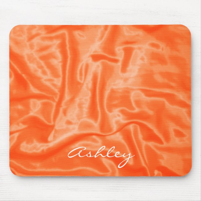 Orange Satin - Computer Mousepad Musmatta (Framsidan)