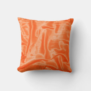 Orange Satin-Square Dekorativ kudde