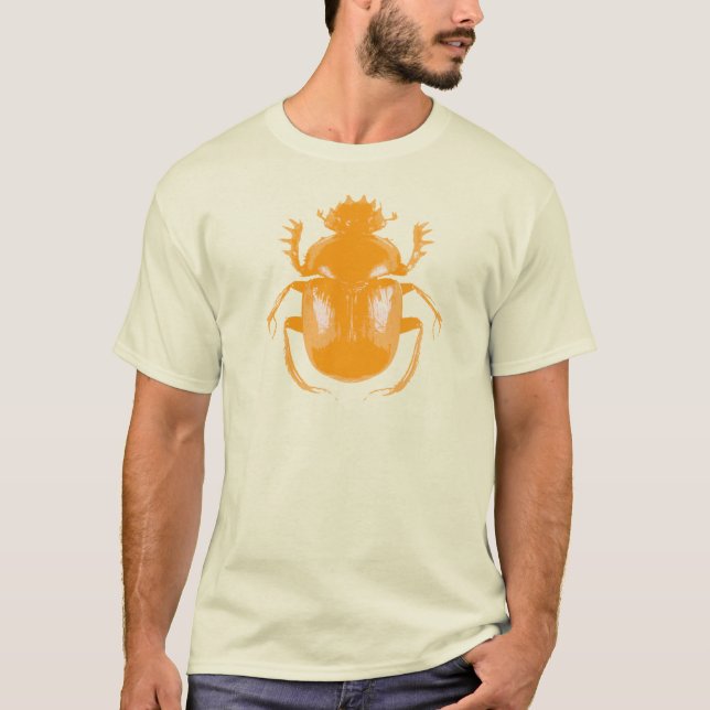 Orange ScarabskalbaggeT-tröja Tee (Framsida)