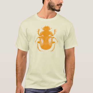 Orange ScarabskalbaggeT-tröja Tee Shirt