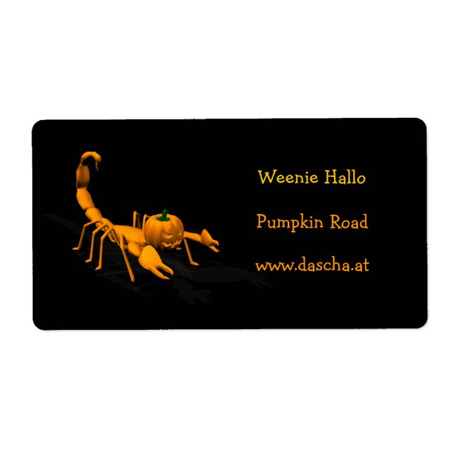 Orange Scorpion Fraktsedel (Framsidan)