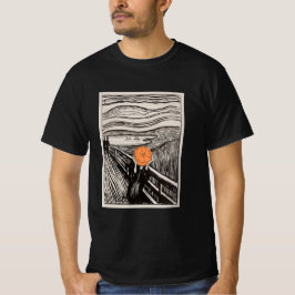 Orange Scream - Förändrade konstdesigner T Shirt