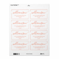Orange Script Familj Returadress