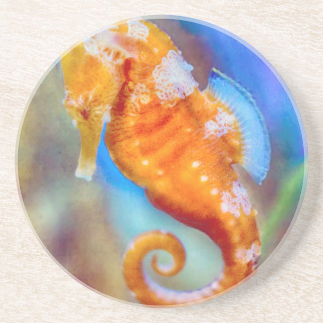 Orange Seahorse delight Underlägg (Framsidan)