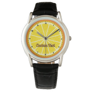Orange segment armbandsur