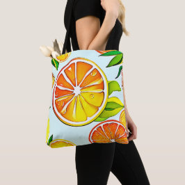 Orange Segment: Citrus Art Tygkasse