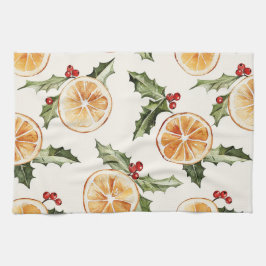 Orange segment kökshandduk