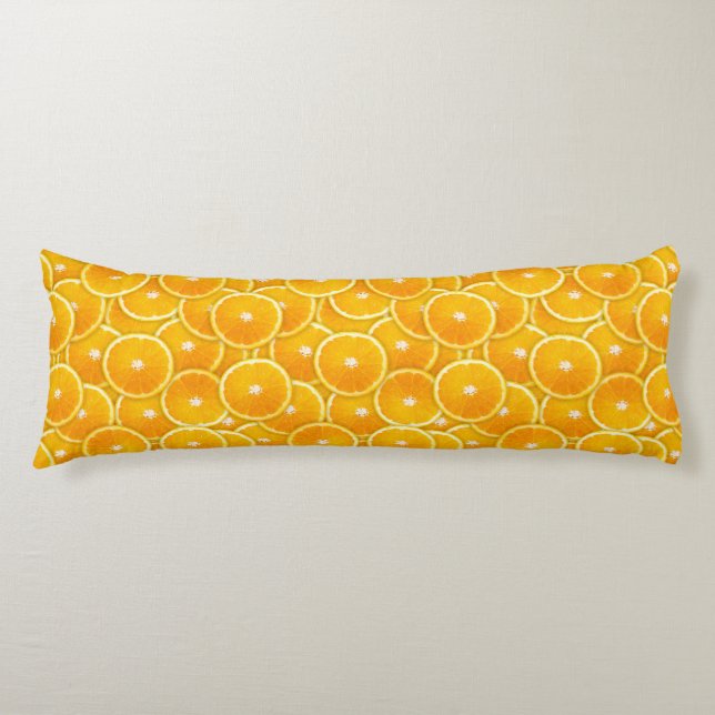 Orange segment kroppskudde (Framsidan)