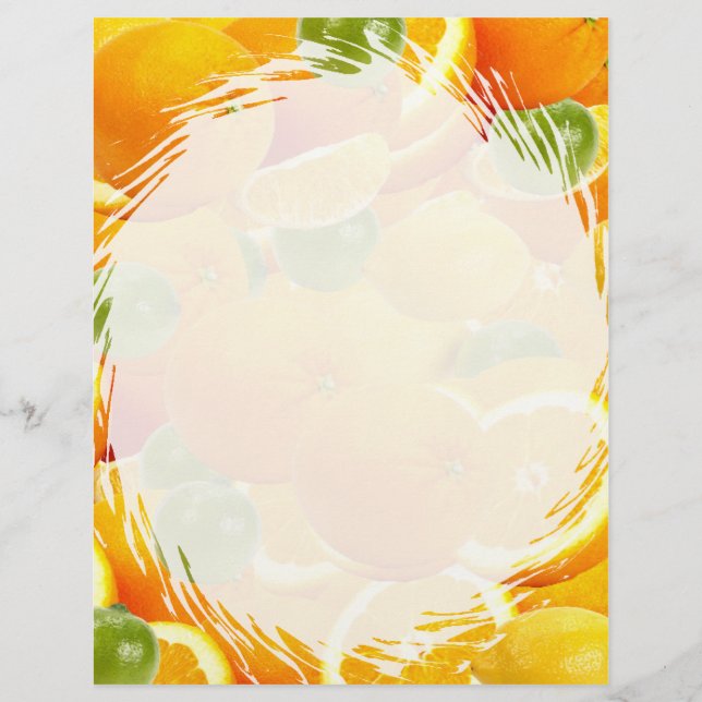 Orange Segment Letterhead (Framsida)