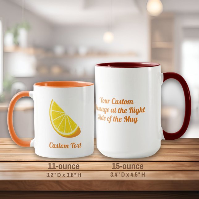 Orange segment mugg (Skapare uppladdad)