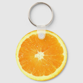 Orange segment nyckelring