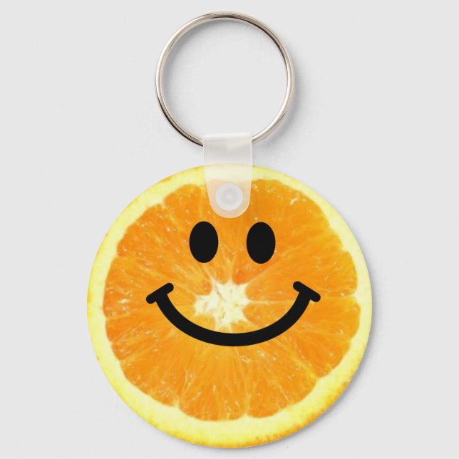 Orange segment nyckelring (Framsida)