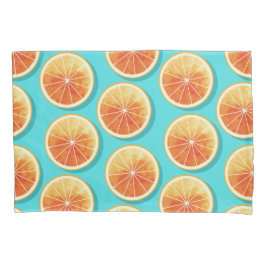 Orange segment på blå