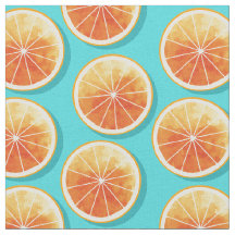 Orange segment på blå