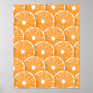 Orange segment poster