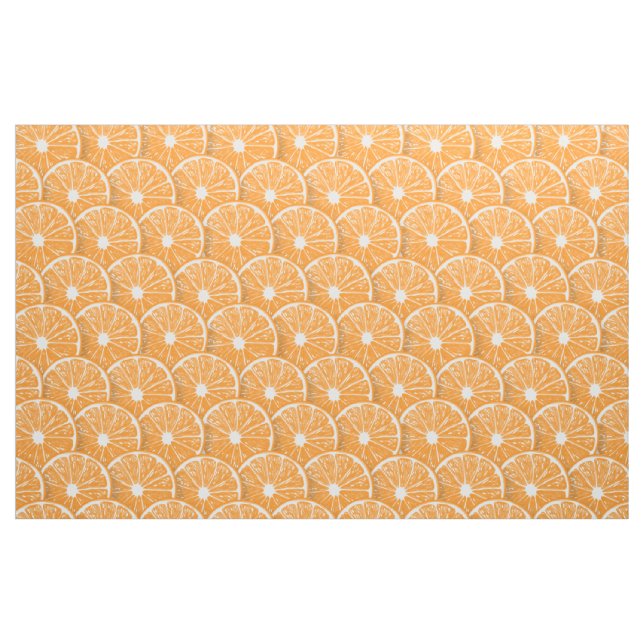 Orange segment tyg (Fat Quarter)