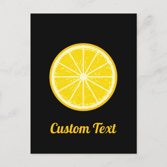 Orange segment vykort (Framsida)