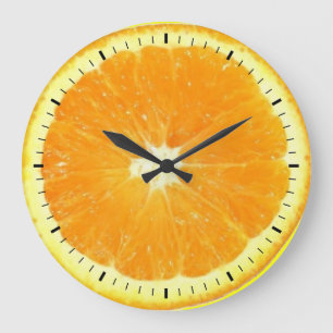 Orange Segmentavkänning Stor Klocka