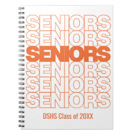 Orange Seniors Seniors Seniors Anteckningsbok