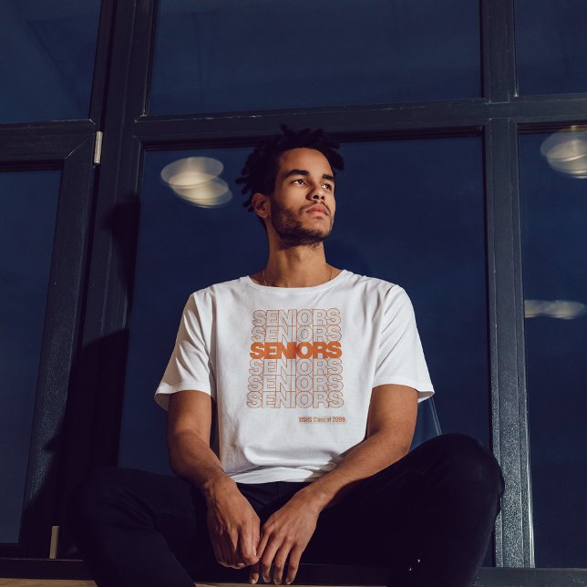 Orange Seniors Seniors T Shirt (Skapare uppladdad)