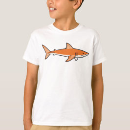 Orange Shark Kids T-Shirt – Fun and Playful Ocean