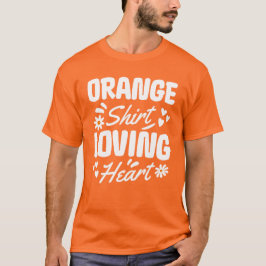 Orange Shirt Loving Heart T