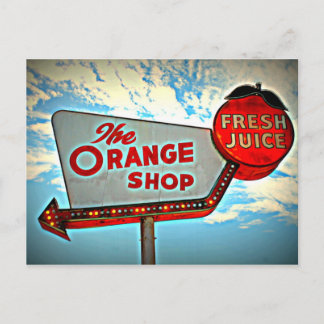 Orange Shop-vykort Vykort