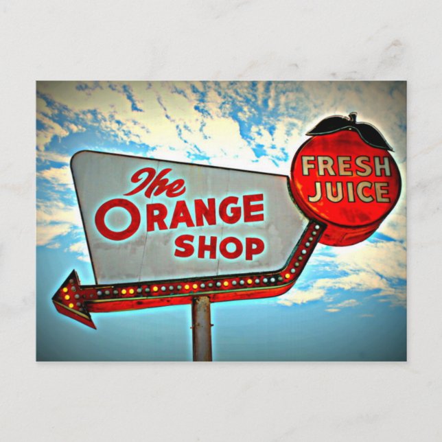 Orange Shop-vykort Vykort (Framsida)