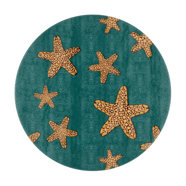 Orange sjöstjärnamönster (Framsidan)