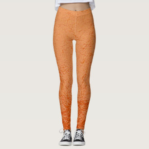 Orange skal struktur leggings