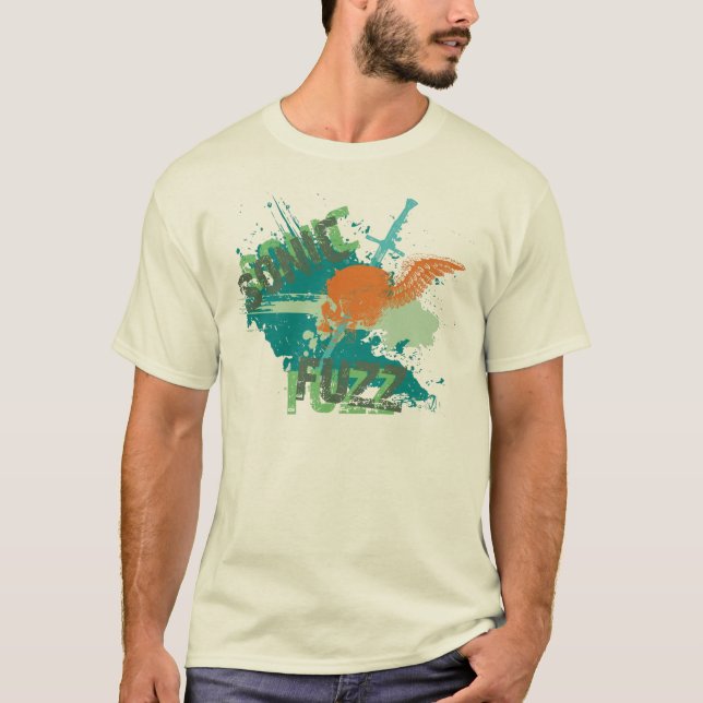Orange skalle t shirt (Framsida)