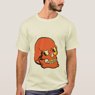 orange skalleT-tröja för 30-tal T-shirt