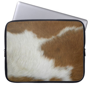 Orange skinn laptop fodral