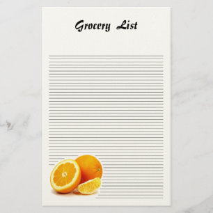 Orange skiva fodrad brevpapper