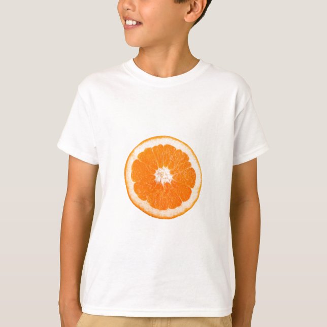 Orange skiva t shirt (Framsida)