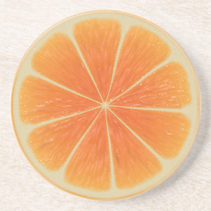 Orange skiva underlägg sandsten