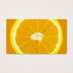 orange skiva visitkort