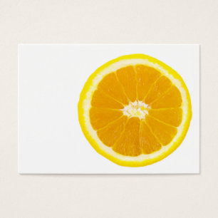 orange skiva visitkort