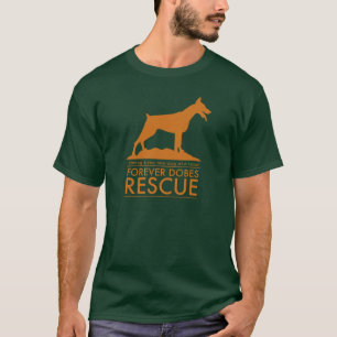 Orange skjorta för Silhouetteför evigtDobes T Shirt